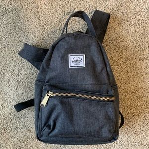 Hershel Dark Gray Mini Backpack